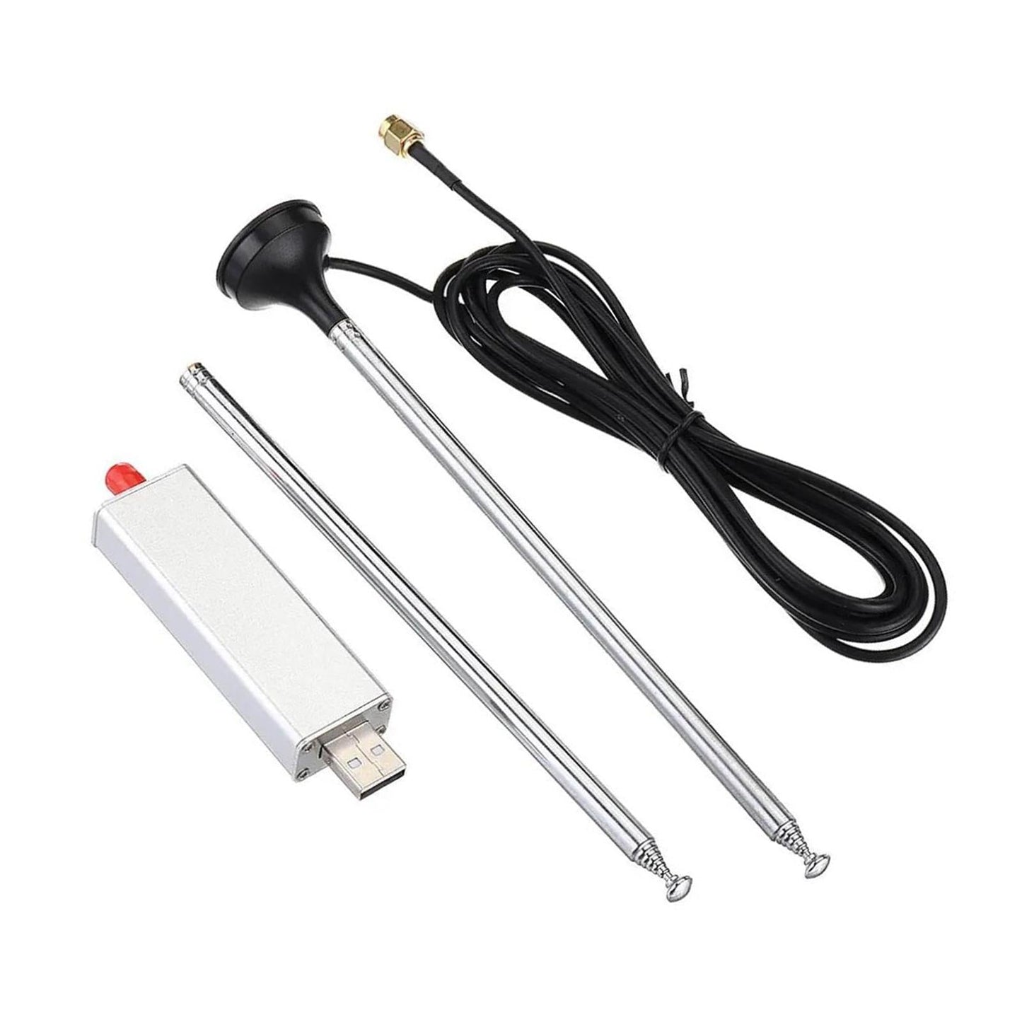 100kHz-1.7GHz Software Defined Radio for AM FM CW DSB with Antenna