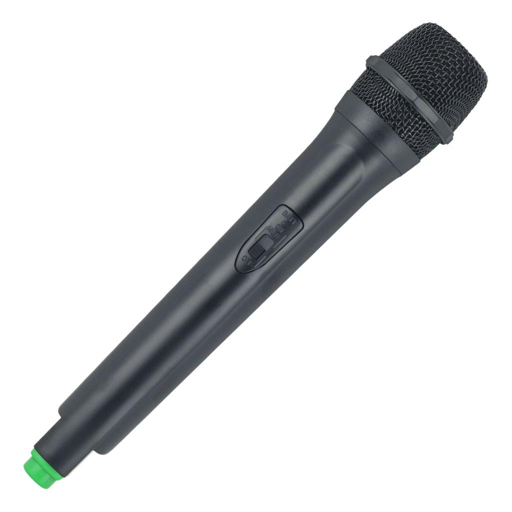 Classic Plastic Wireless Microphone Props Fake Mic Toy Handheld Green