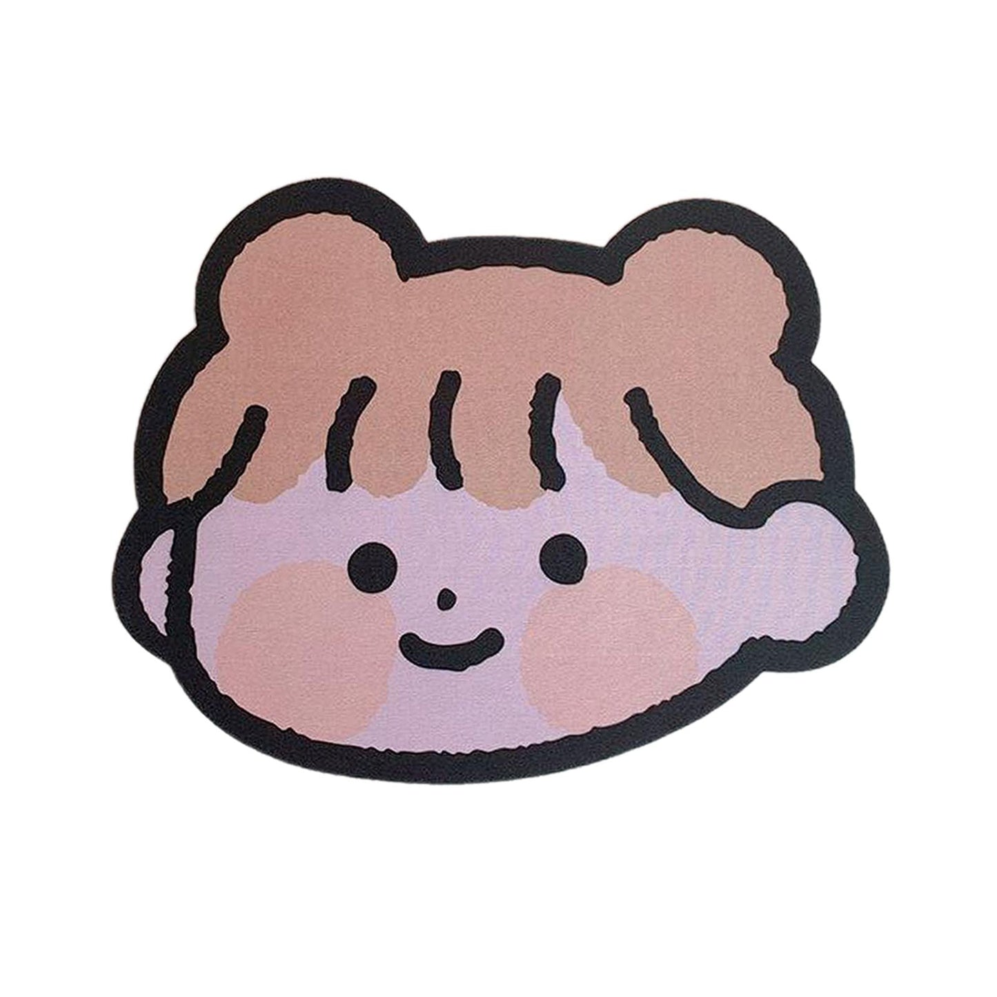 Creative Small Cartoon Mouse Pad Non-Slip Rubber Base Mousepad little girl