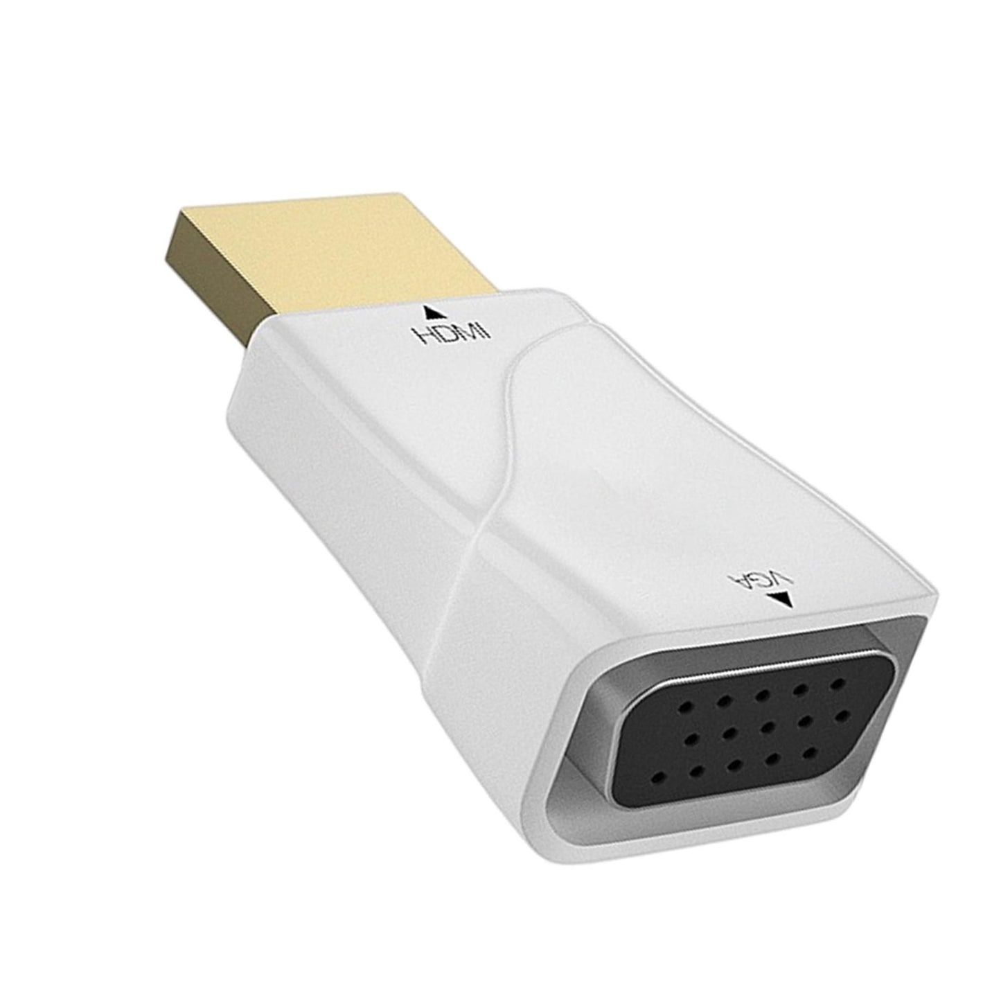 HDMI to VGA Male to Female Converter Video for Computer White No Aux Cable
