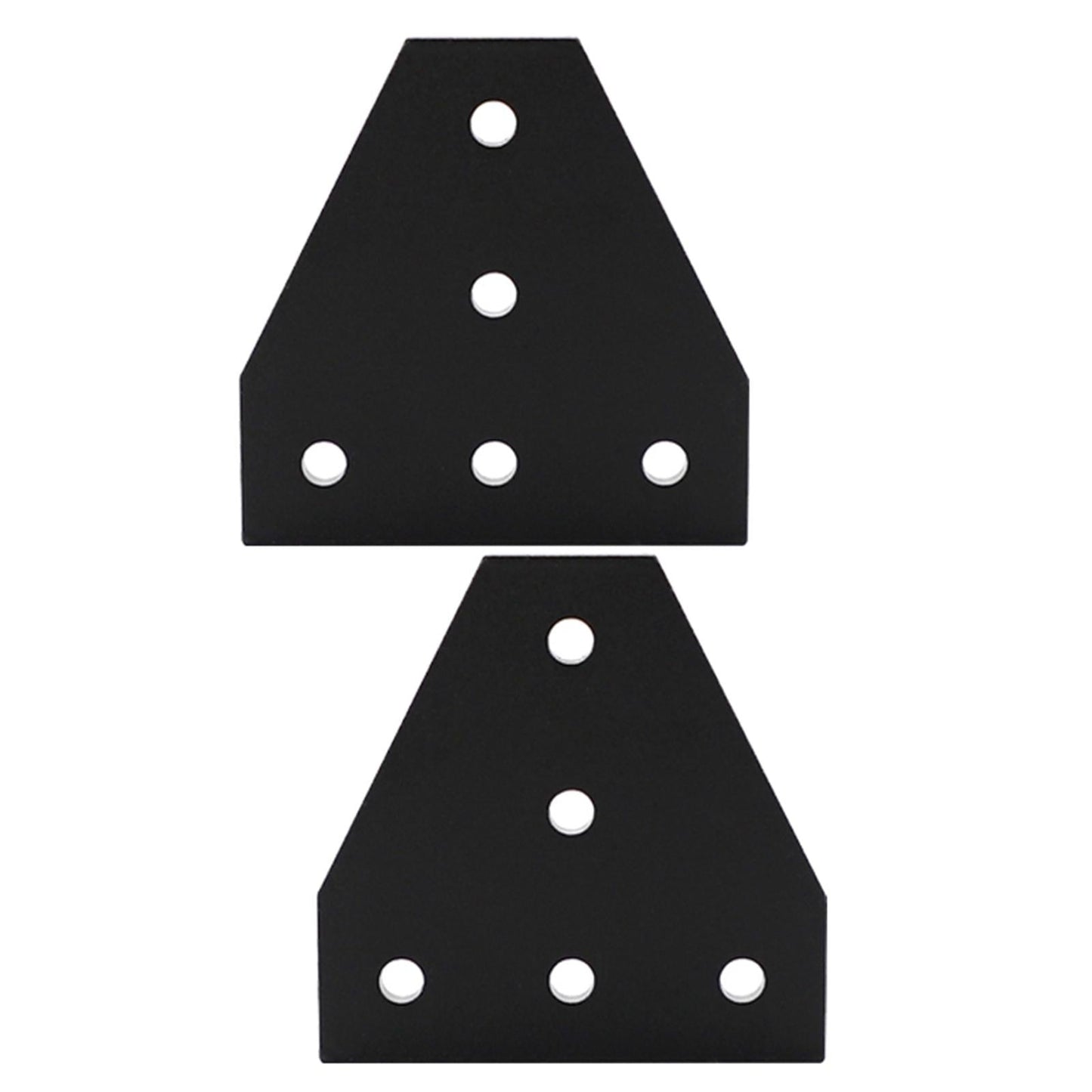 2x 5 Hole Joint Board Plate Joining Plate Bracket for 3D Printer Accessories 5-hole T-shaped