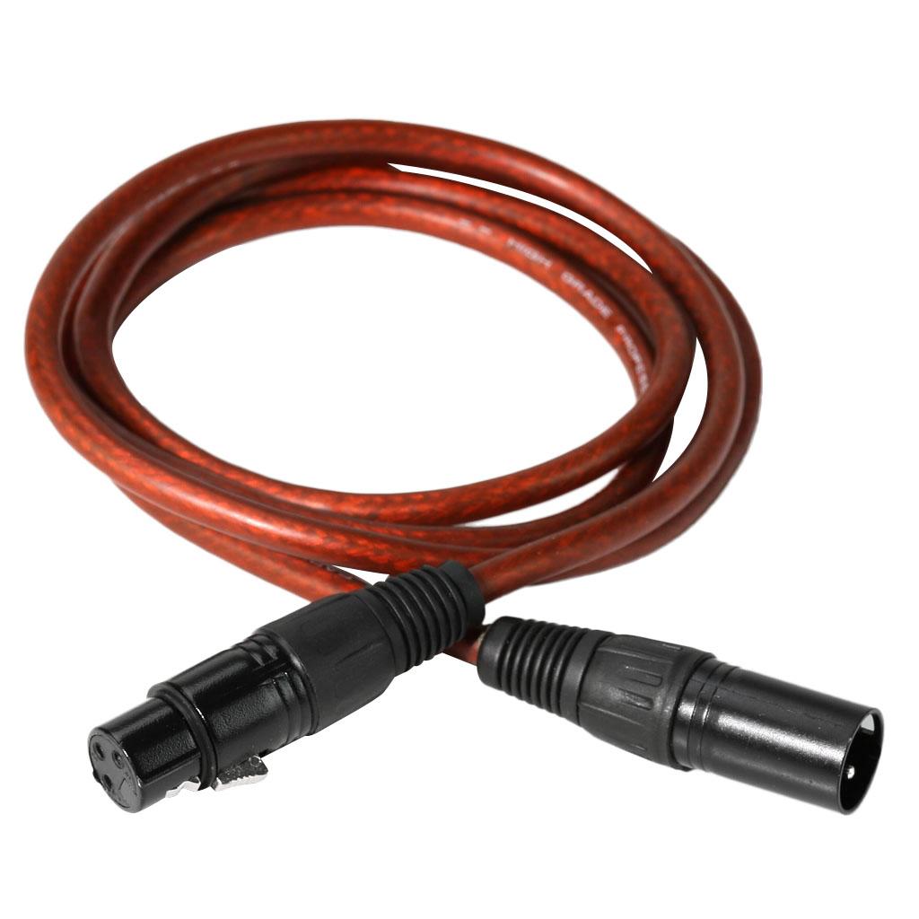 XLR Microphone Cable, XLR Male to XLR Female Balanced 3 PIN Mic Cables 1.5m