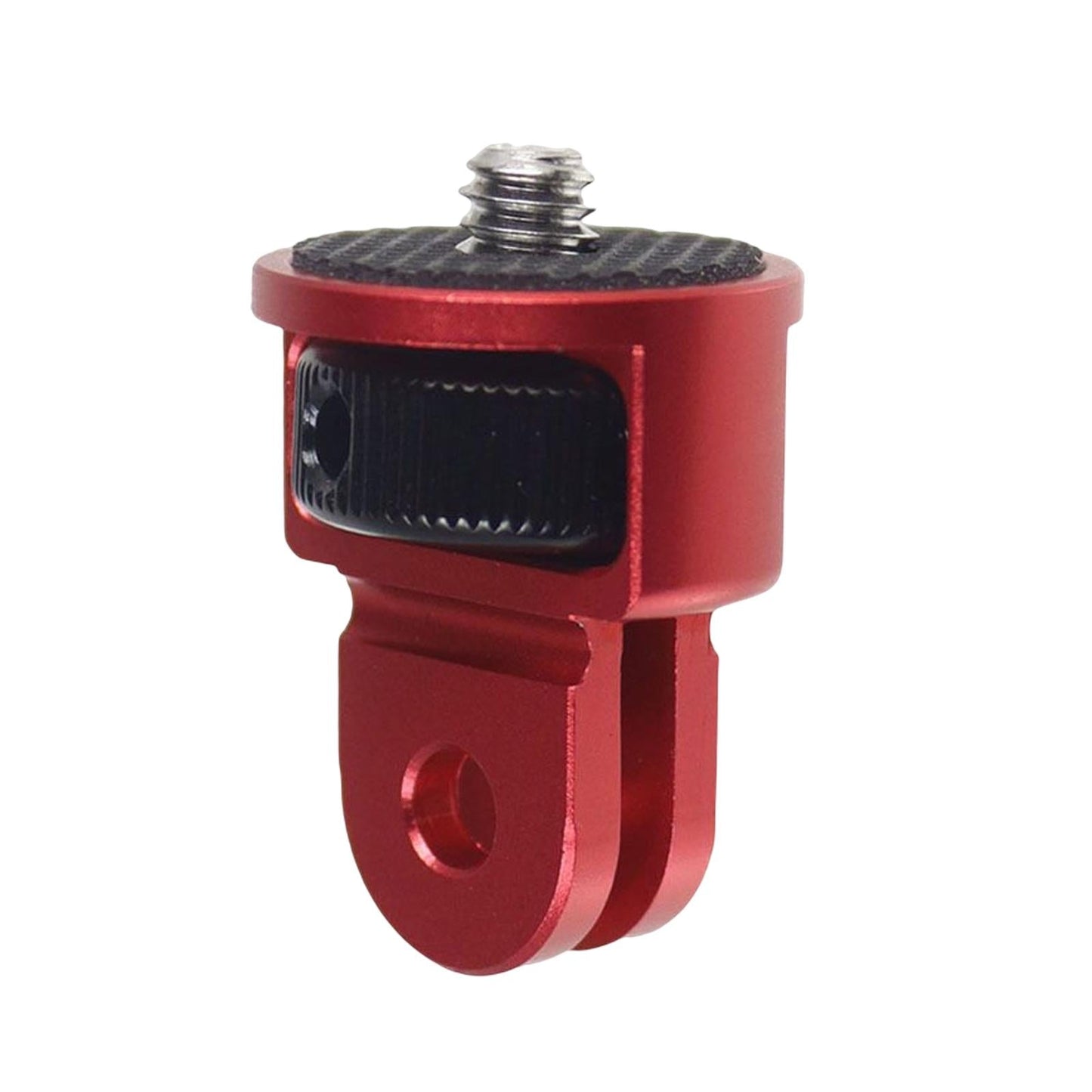 Mini Tripod Mount Adapter 360 Degree with 1/4 Screw Converter Red Black
