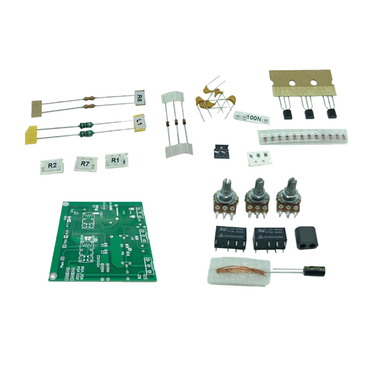 Qrm Eliminator Kits 1-30MHZ HF Bands with Built in PTT Control for Radio DIY