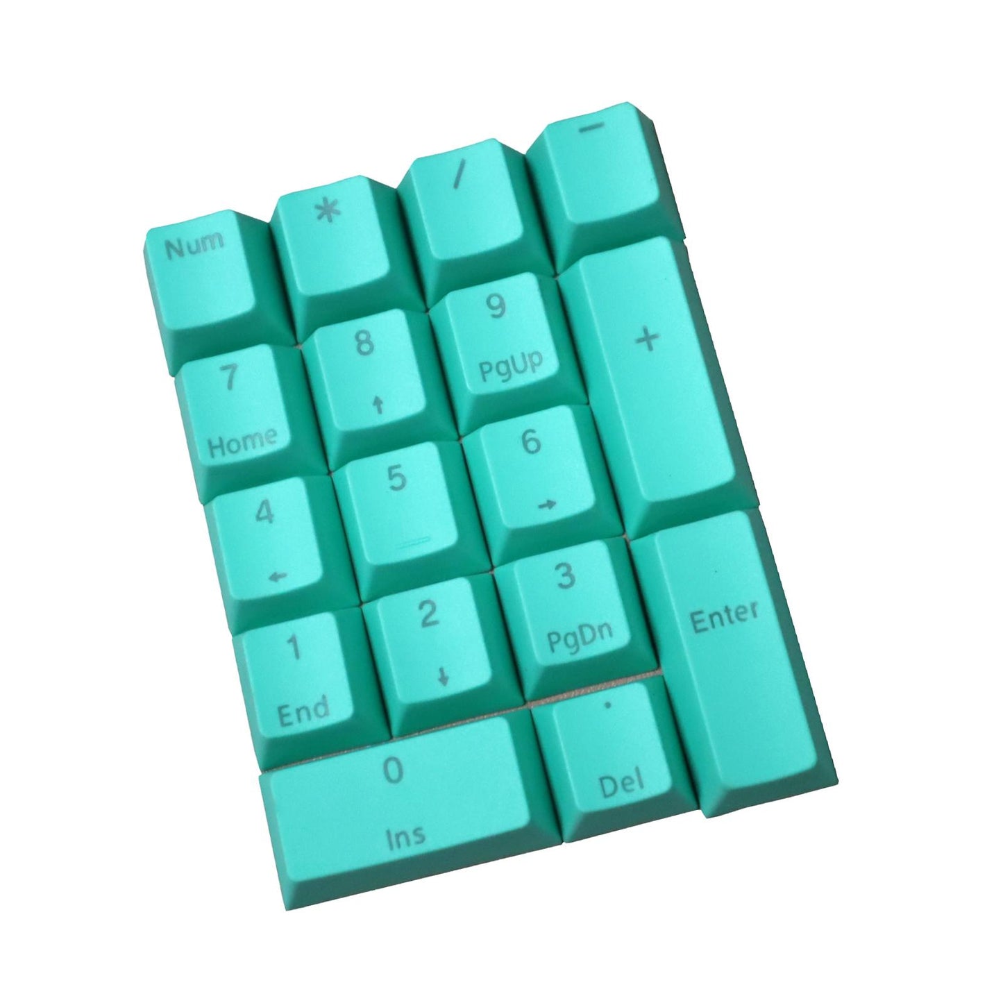 DIY PBT Key Caps Cover Kit for Cherry Mechanical Keyboard 17 Keycaps Cyan