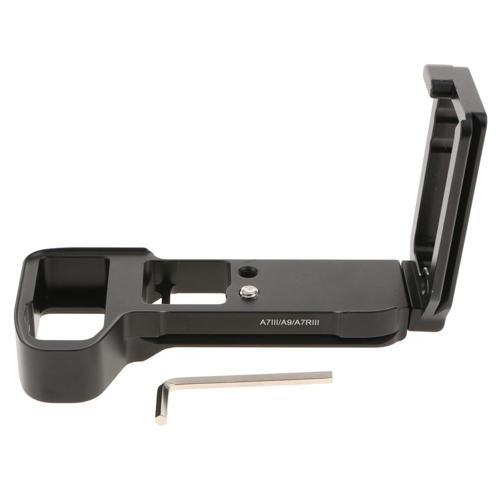 Vertical Shooting Hand Grip QR L Plate Bracket Holder for Sony A9 A7III A7R3