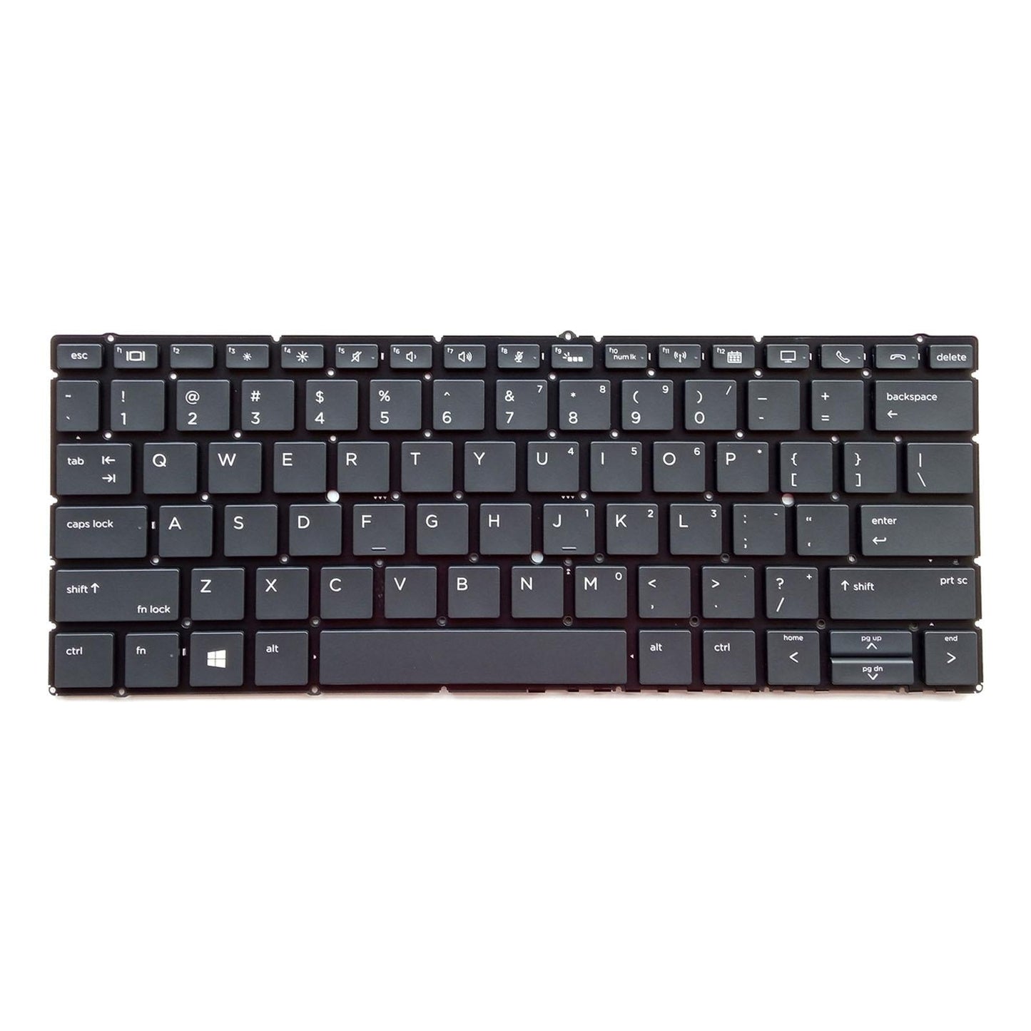 Laptop Keyboard with Backlit for HP Elitebook x360 830-G5 Replacement Black