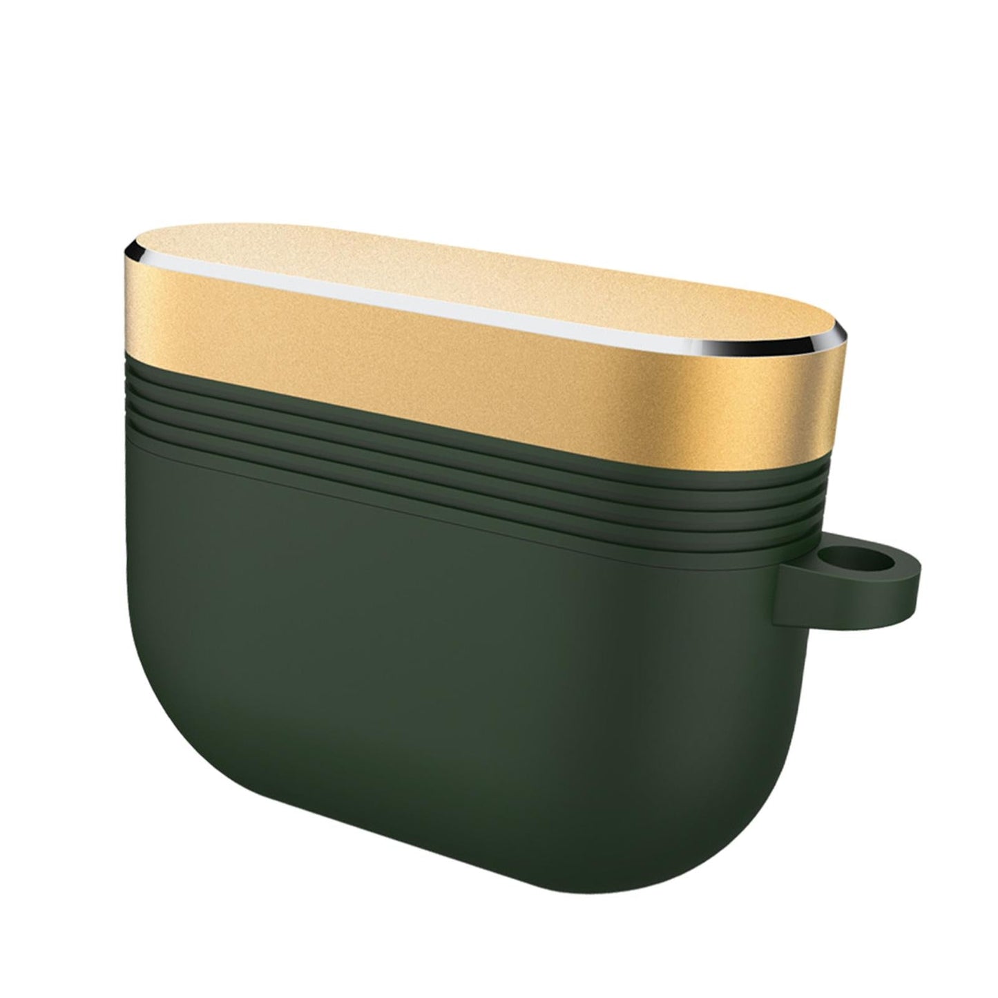 Earpiece Protective Cove Case w/ Carabiner Cool Hard Shell Dustproof Outdoor Green Gold