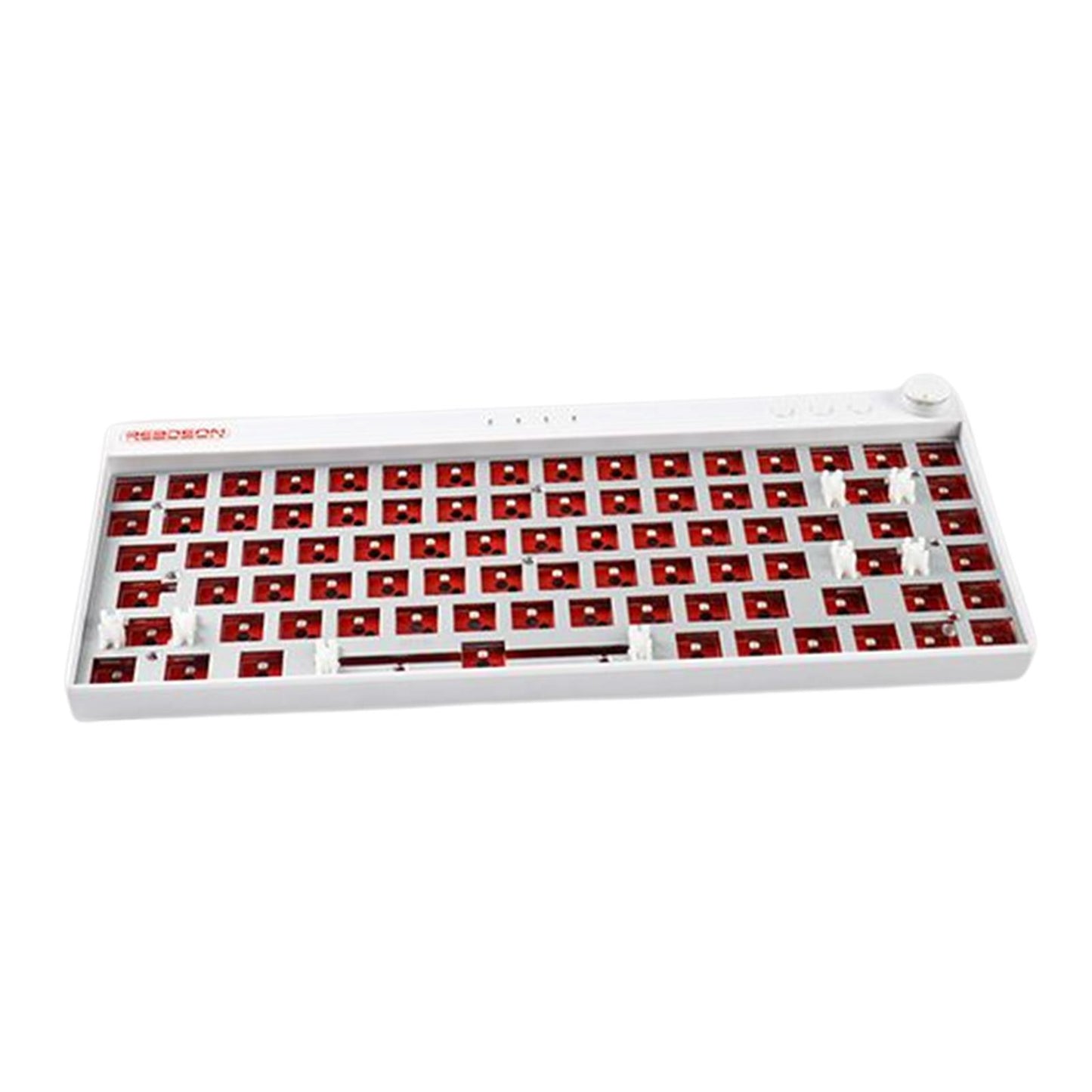 DIY Mechanical Keyboard Kit Wireless 2.4G Bluetooth 5.0 Type C for Office White WL84 Plus