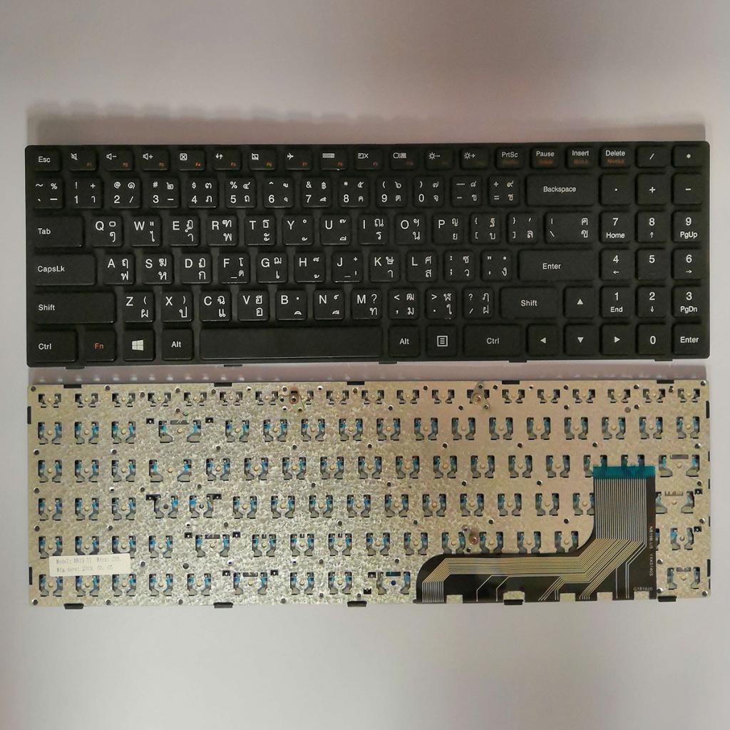 Black Thai Keyboard For Lenovo Ideapad 100-15 100-15IBY 100-15IBD B50-10