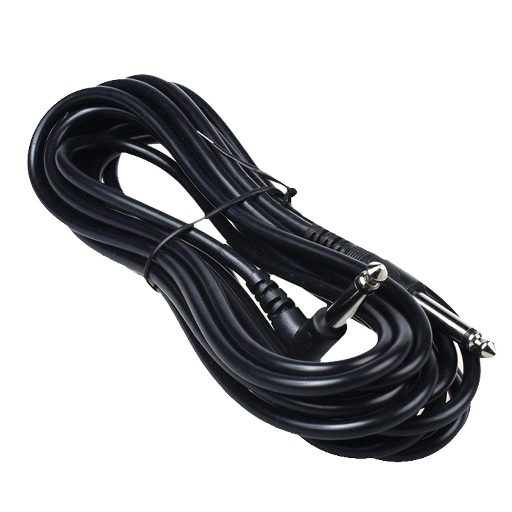 Guitar Bass Cable Musical Instrument Amplifier Audio Connection Cable 5m