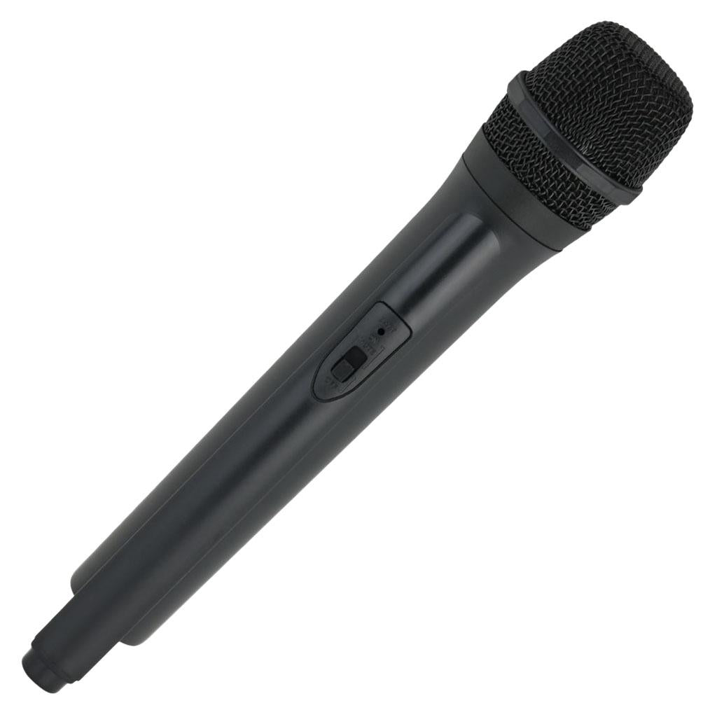 Classic Plastic Wireless Microphone Props Fake Mic Toy Handheld Black