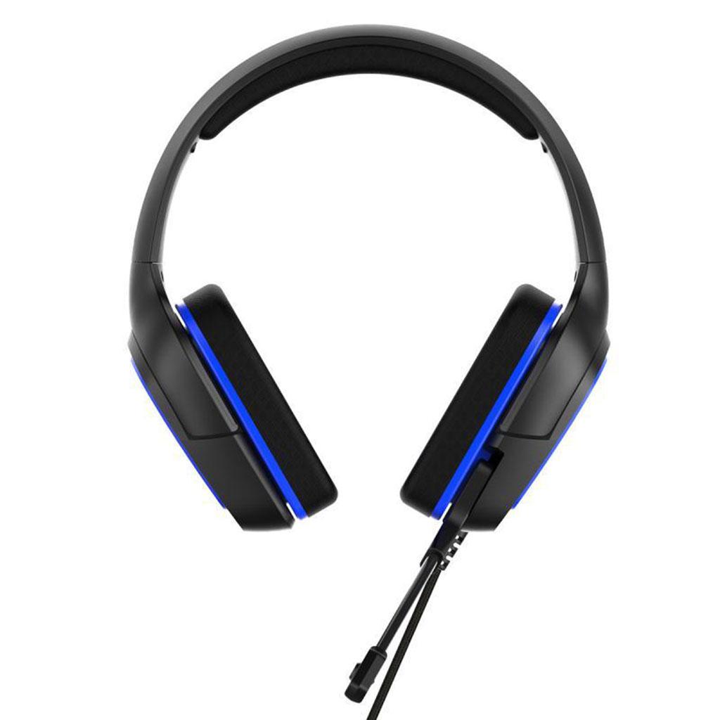 Over Ears Gaming Headset with Mic Microphone for PS4 PC Blue