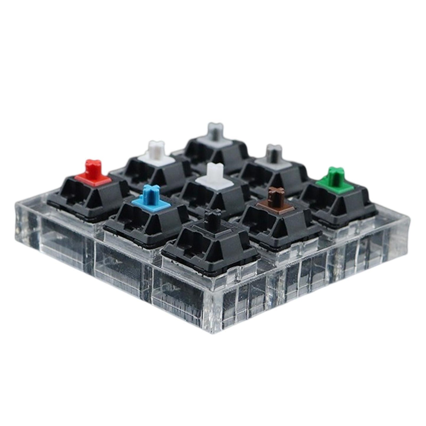 Customized DIY Testingclear Keycaps Mechanical Keyboard for Cherry 9 keys