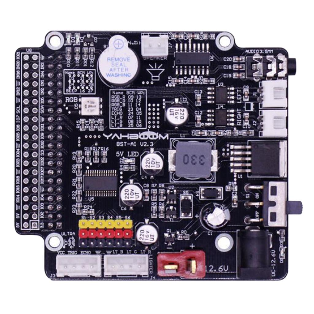 For Raspberry Pi 4B 3B/3B+ AI Module CPIO Extension Board Multifunction