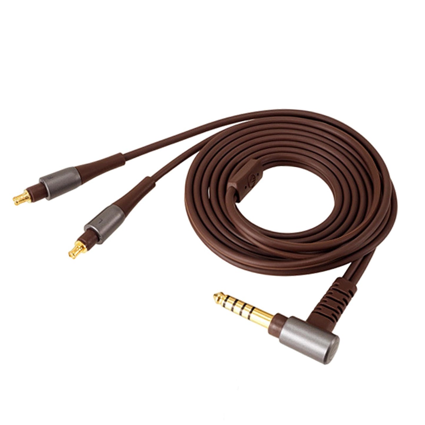 3.5mm/4.4mm Earphone Cable HiFi Headset Wire for ATH-ESW950 Brown 4.4mm