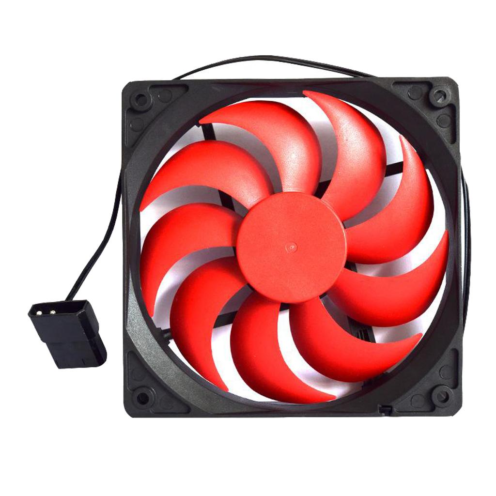 4 Pin Port 12CM Chassis Computer Case Mute Cooling Fan with box