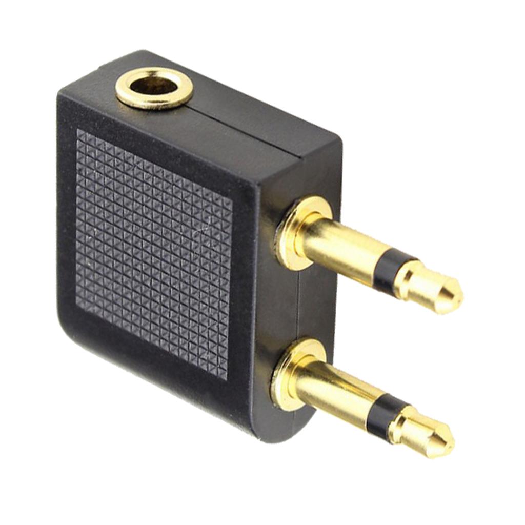 Airplane Airline Headphone Socket Adapter 3.5mm Jack