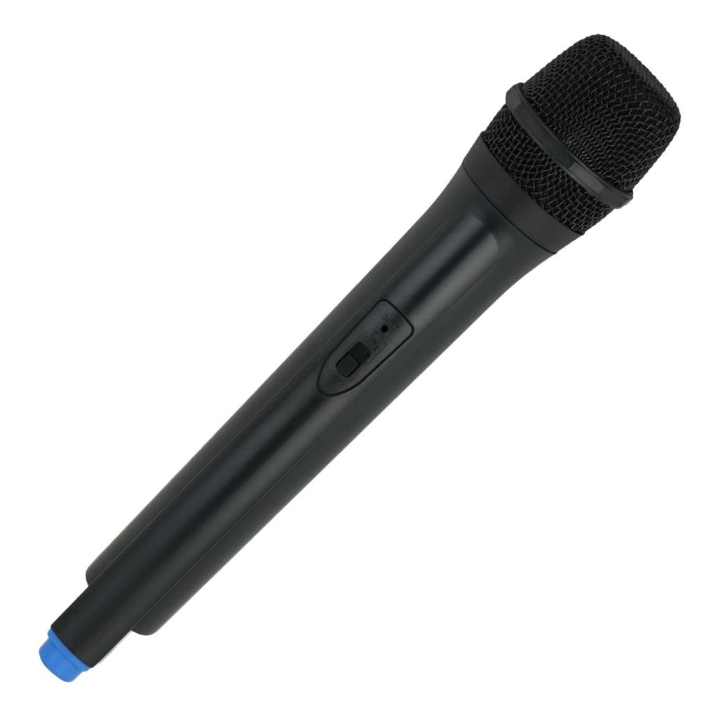 Classic Plastic Wireless Microphone Props Fake Mic Toy Handheld Blue