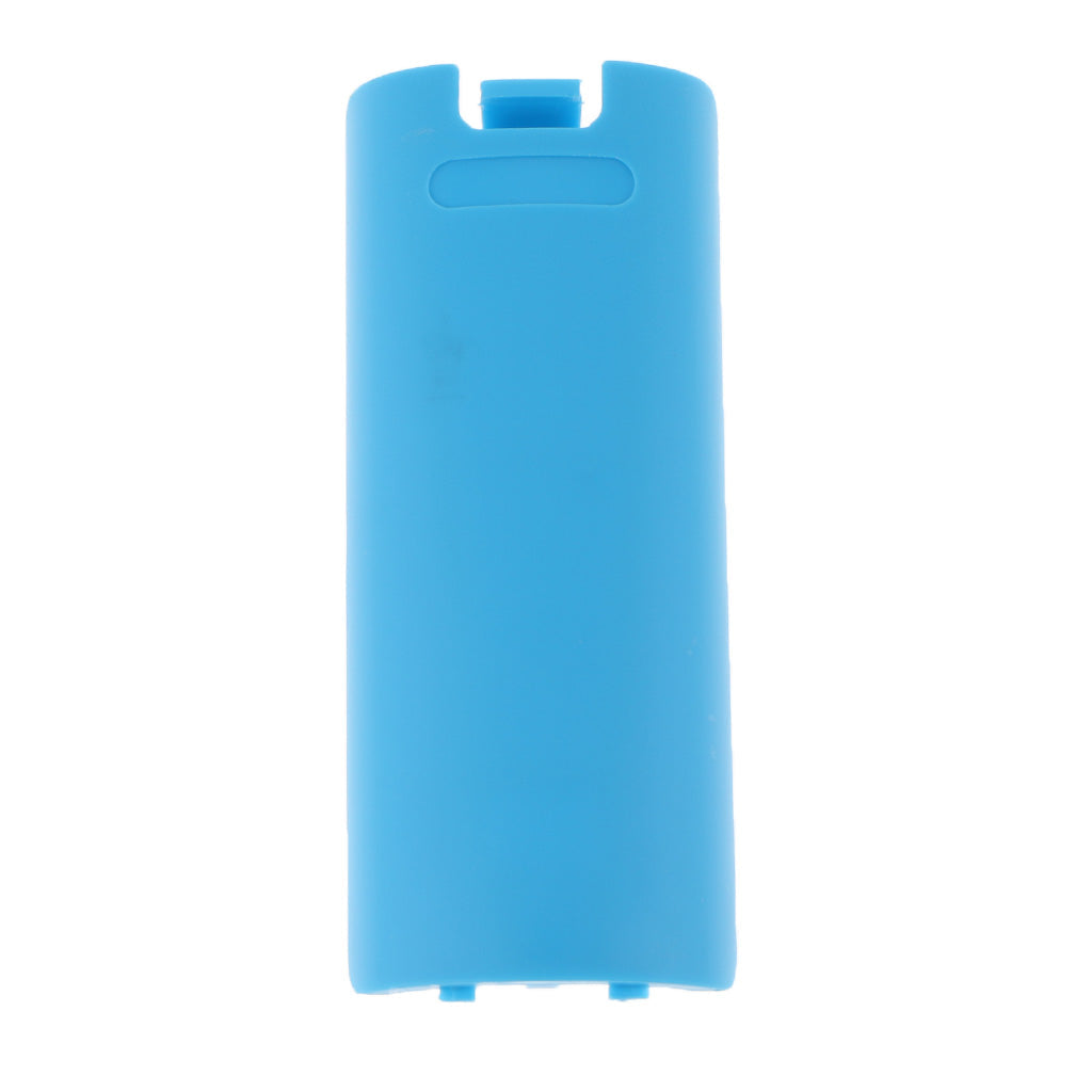 Replacement Battery Cover Back Door Lid for Wii U Remote Controller Blue