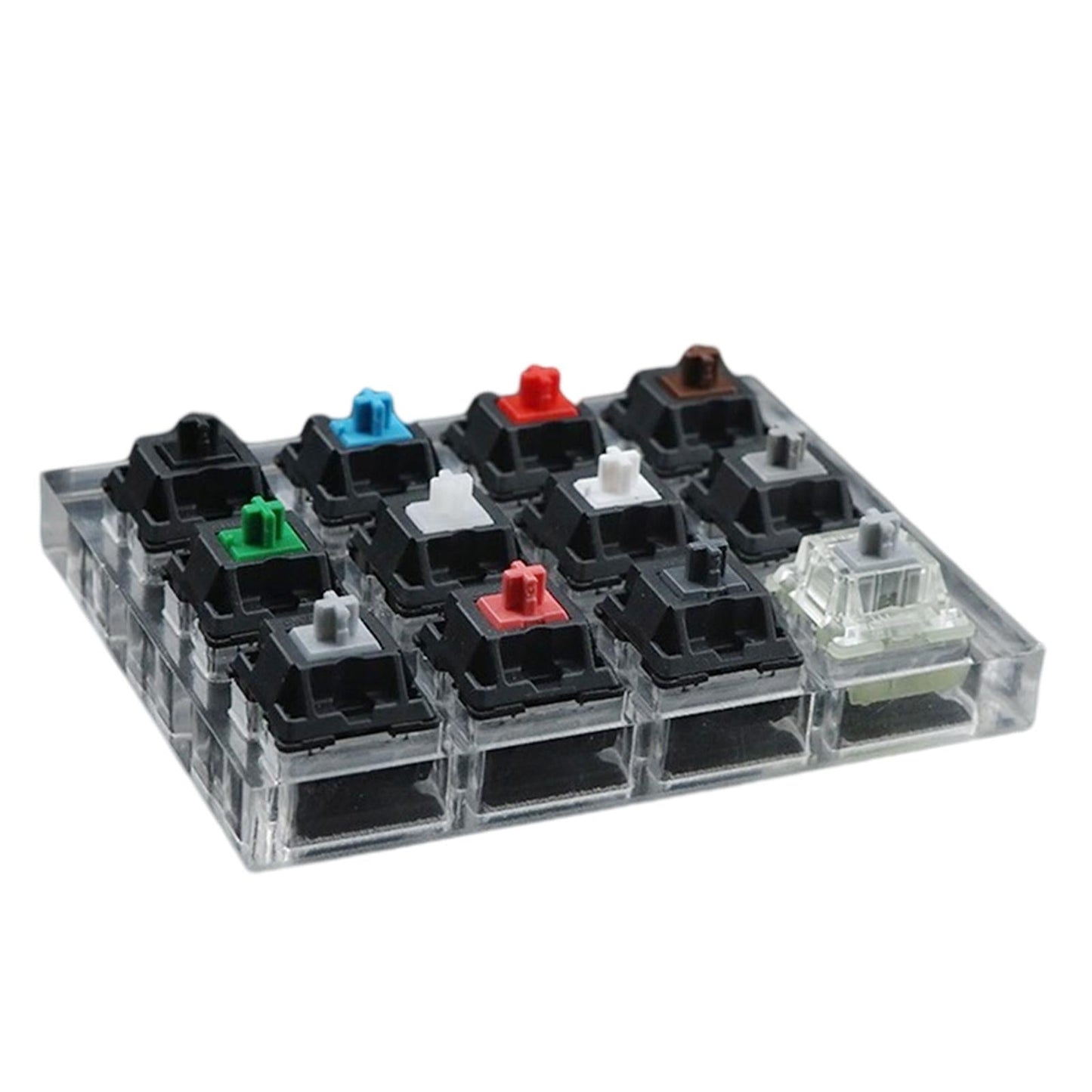 Customized DIY Testingclear Keycaps Mechanical Keyboard for Cherry 12 keys