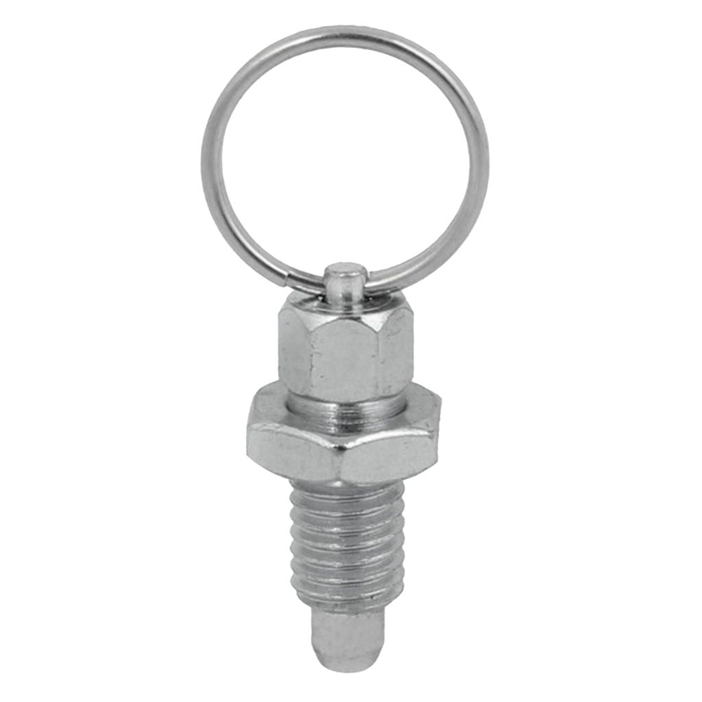 Index Plunger With Ring Pull Spring Loaded Lock Pin M6-4 Stainless Steel
