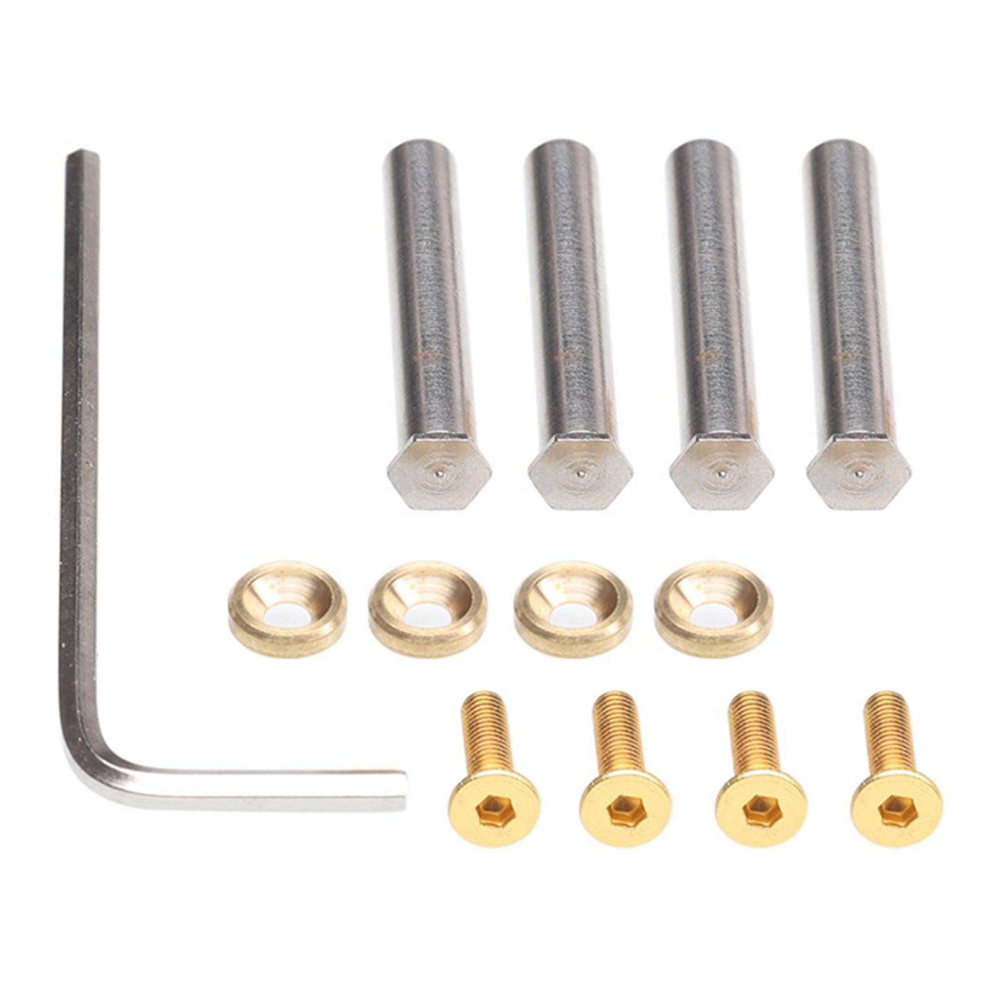 12x Desktop Computer Cooling Fan Screws Nut Kit DIY Modified Mounting Fixed