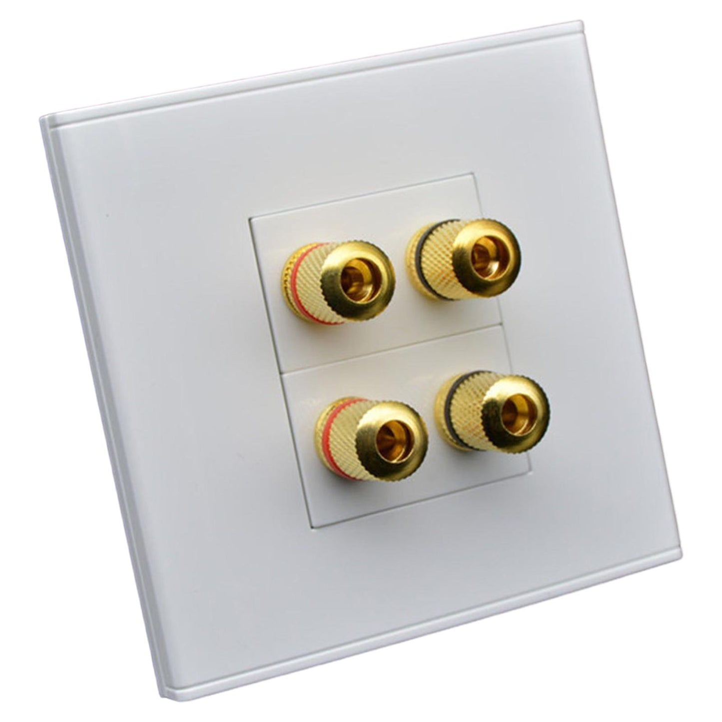 Speaker Wall Plate Wallplate Premium Pre assembled for 2 Speakers