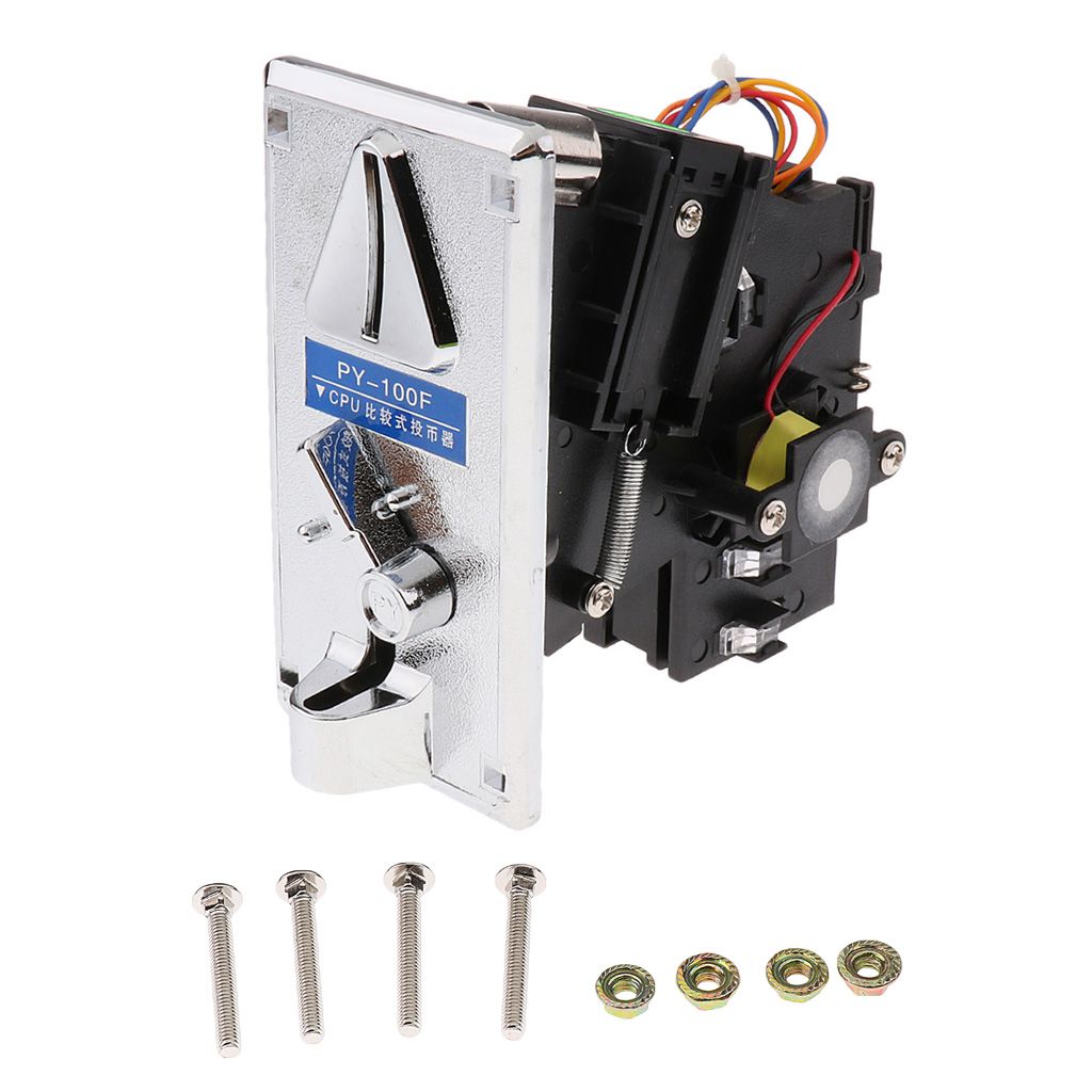 Plastic Alloy Electronic Coin Selector Acceptor Vending Arcade Game PY-100F