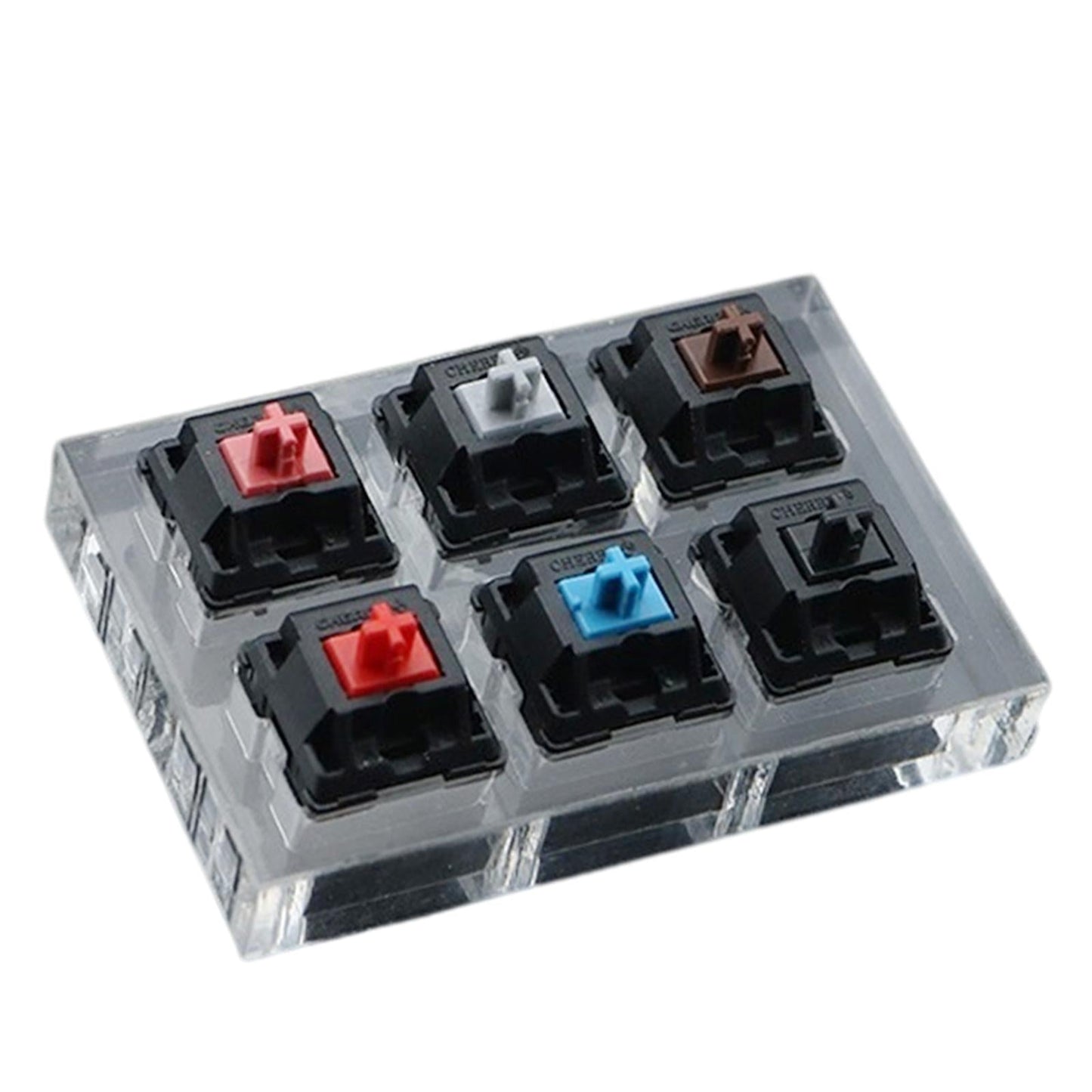 Customized DIY Testingclear Keycaps Mechanical Keyboard for Cherry 6 keys