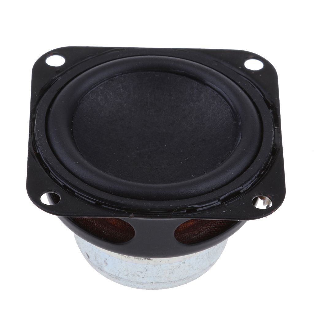 40mm 4Ohm 6W Full Range Audio Speaker Square Loudspeaker Rubber Edge