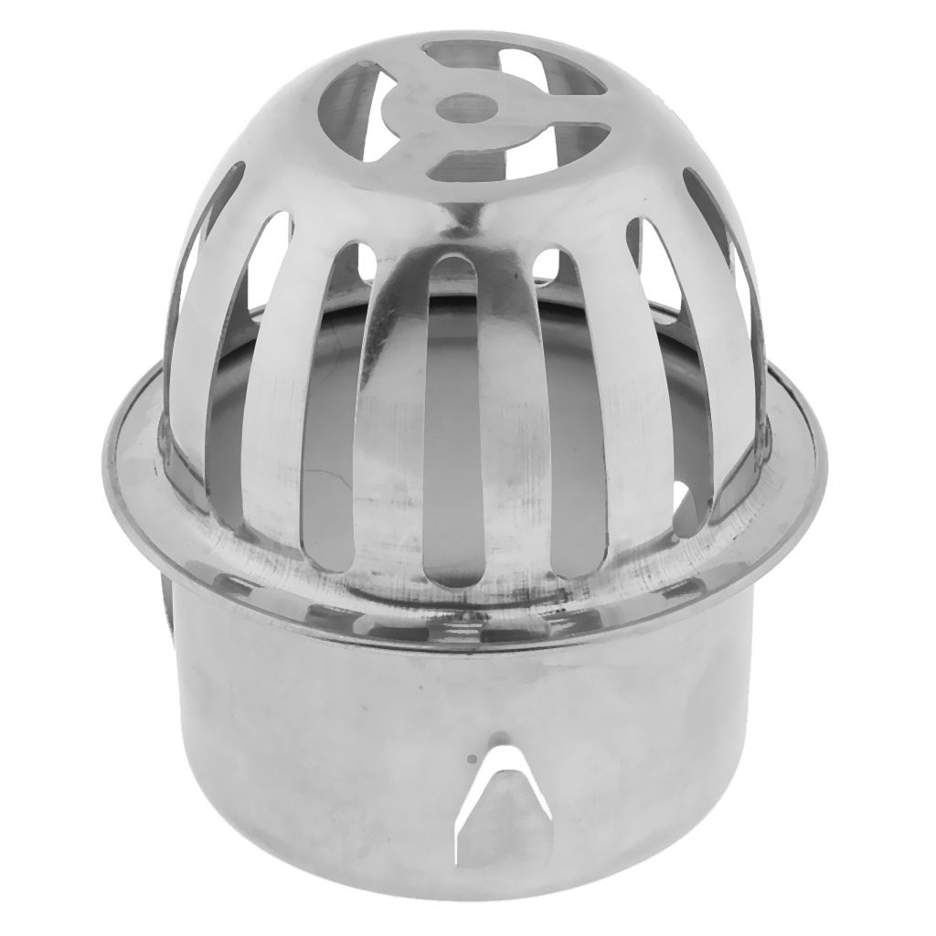 Stainless Steel Floor Drain Plug-In Balcony Roof Outdoor Floor Drain 65mm