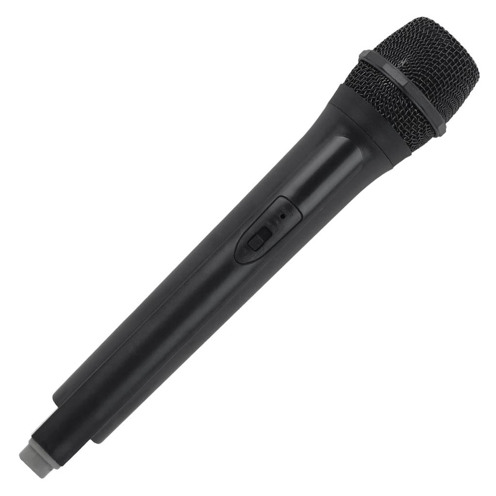 Classic Plastic Wireless Microphone Props Fake Mic Toy Handheld Gray