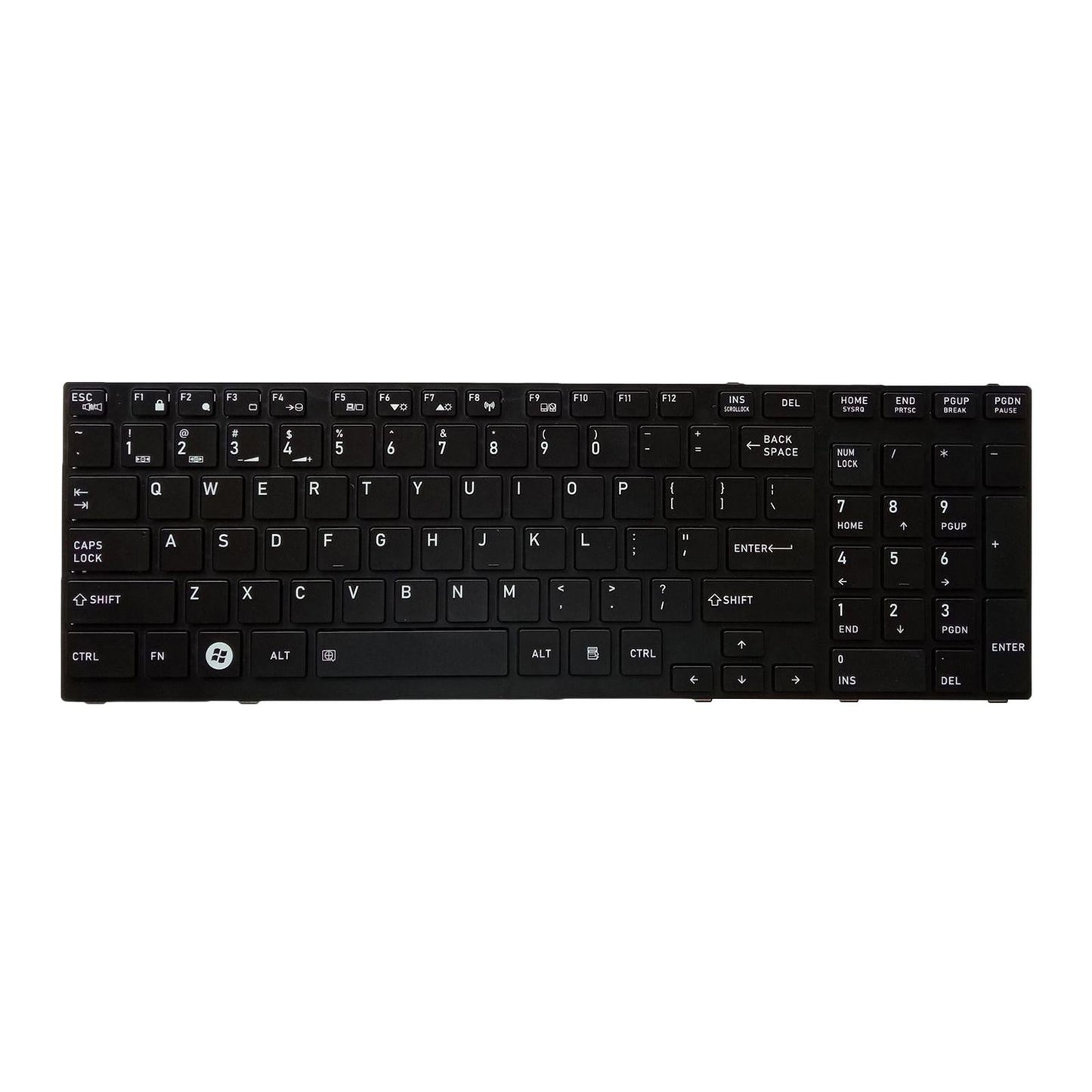 Laptop Keyboard with Frame for A660 A600 A600D Replacement English