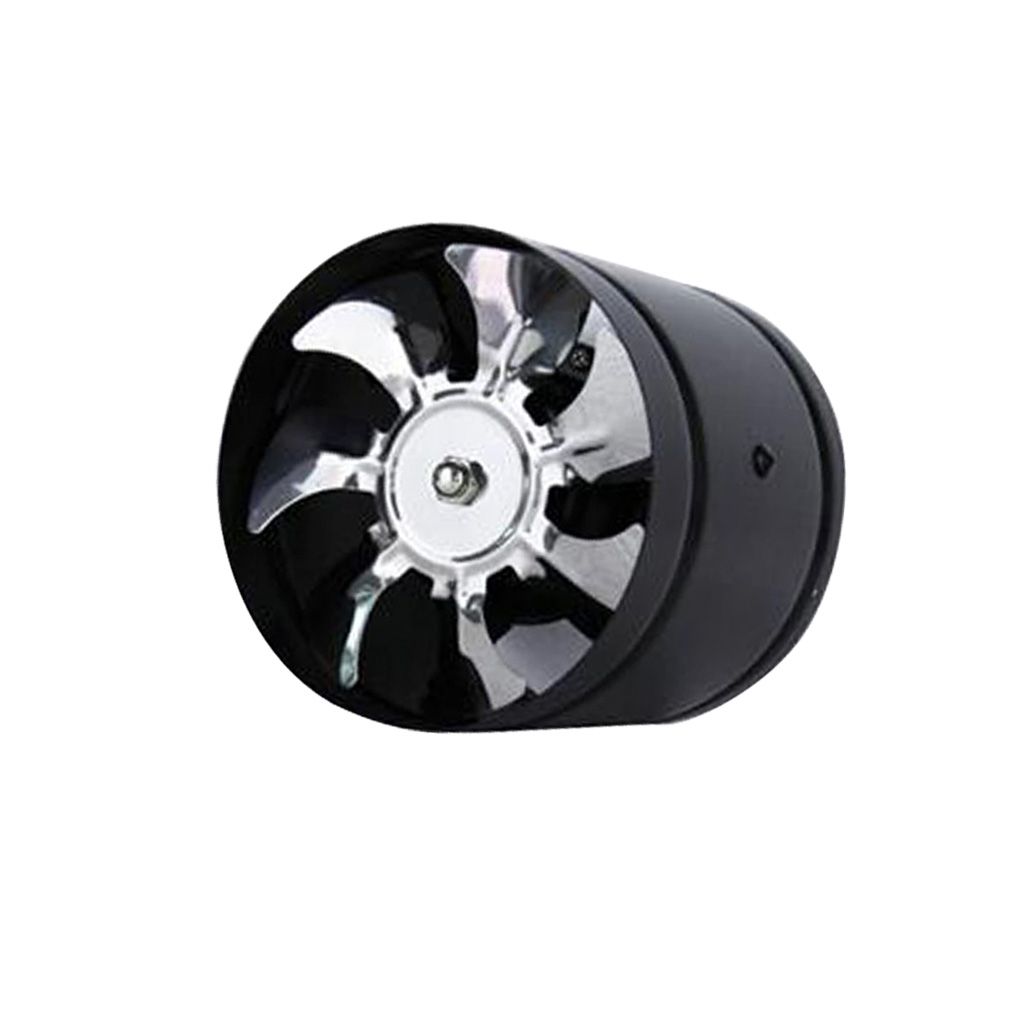 6 inch 40W Inline Duct Booster Fan Ventilation Exhaust Air Blower Black