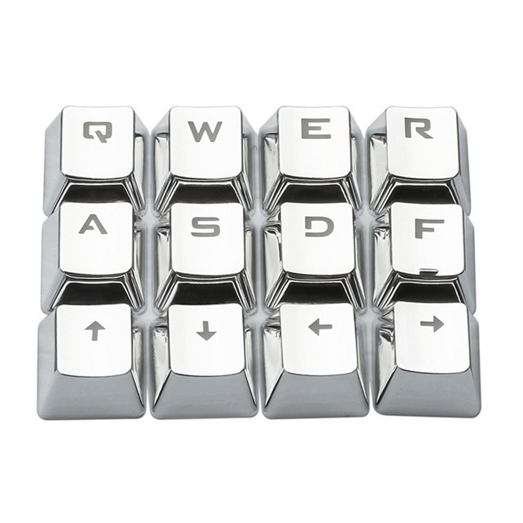 PBT Keycap Switch Key Caps for Cherry MX Mechanical Keyboard Silver
