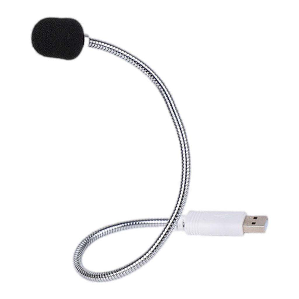 USB Condenser Microphones 360 Omni-Directional for Computer Silver