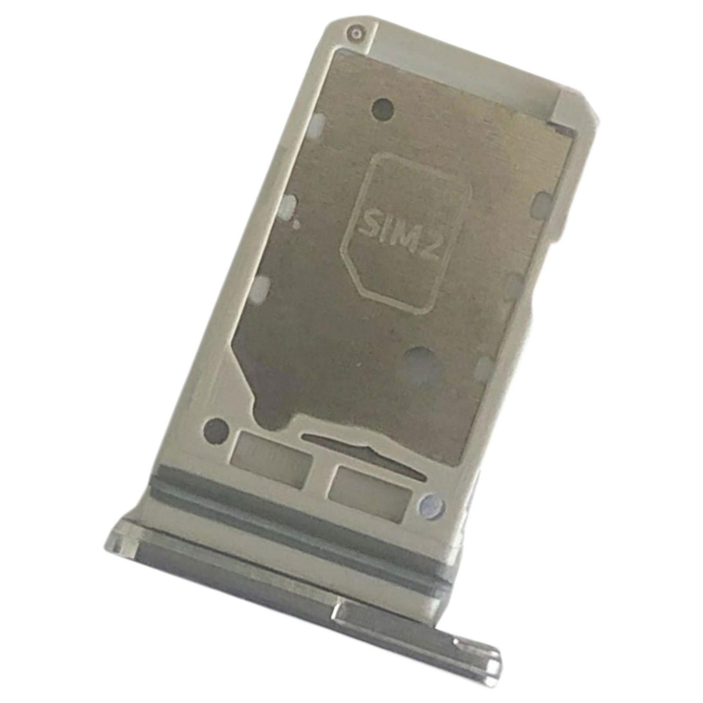 Dual Sim Card Tray Holder Smartphone for Samsung S21 5G Sim Card Slot Silver