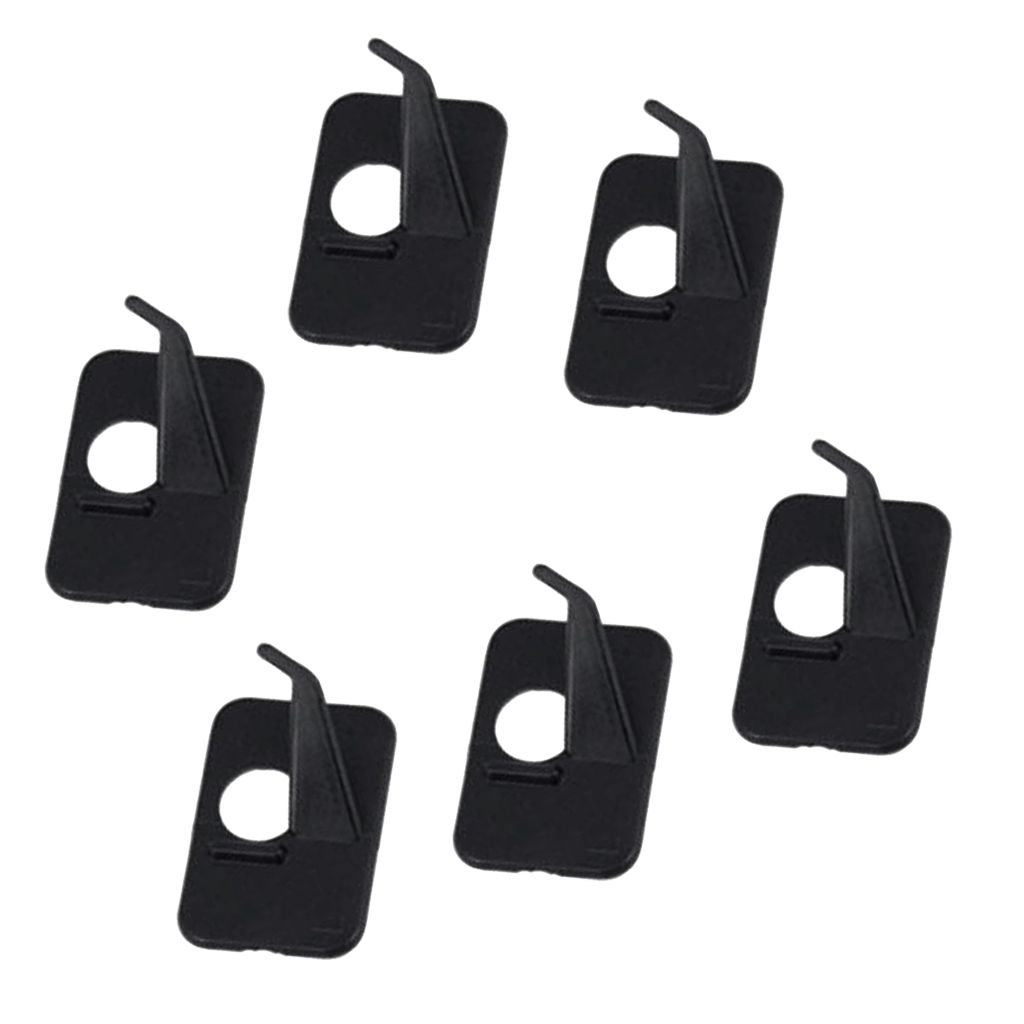 6Pieces Plastic Archery Recurve Rests Targeting Bow Rest for Left Hand