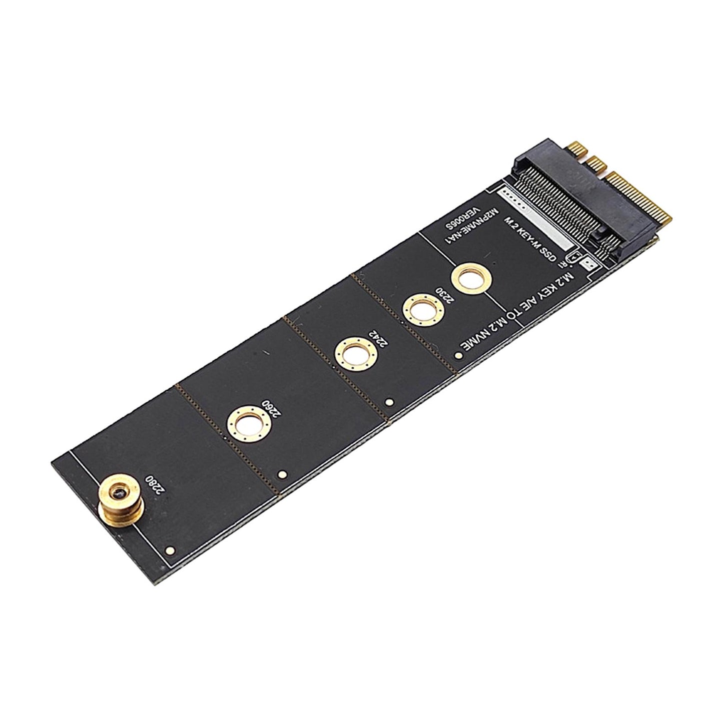 M.2 A/E to Key-m M2 Adapter Card Simple Installation High Quality Component