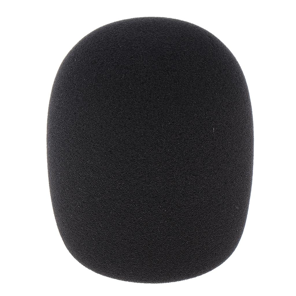 Large Size Microphone Mic Sponge Foam Cover Mic for Condenser Mic 5cm Dia