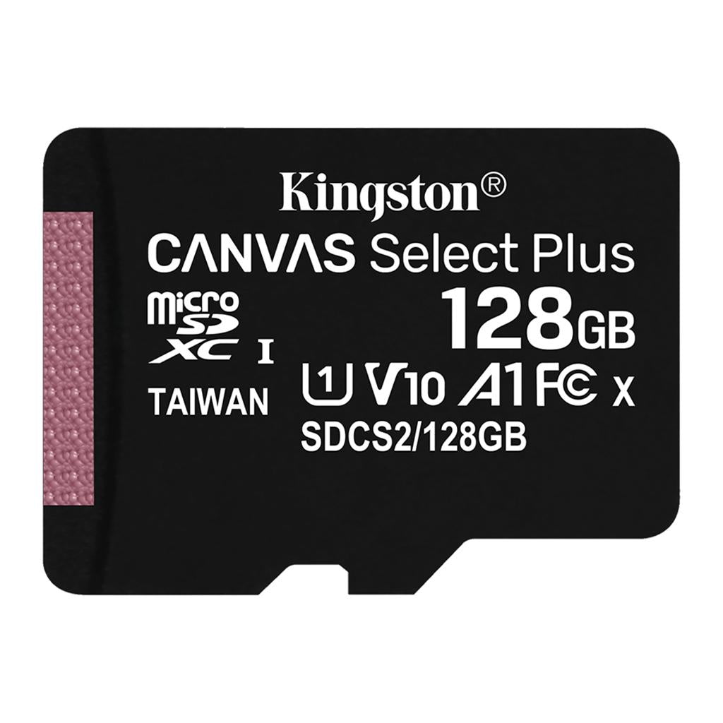 New Kingston Canvas Select Plus Micro SD Card SDHC SDXC Class 10 UHS-I 128G