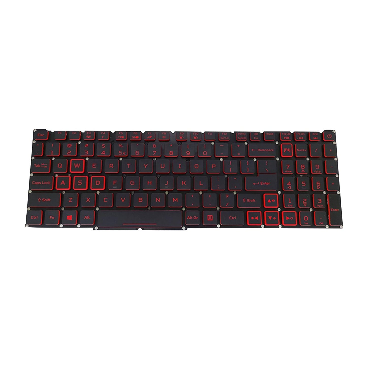 Laptop Replacement Keyboard with Backlight US for 300 PH315-52 54 Red