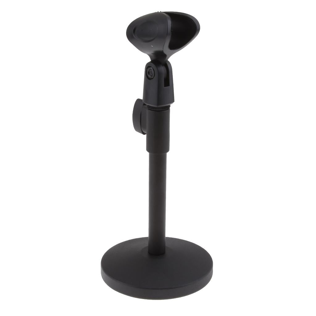 Desk Microphone Stand 03 Metal Base (Adjustable)