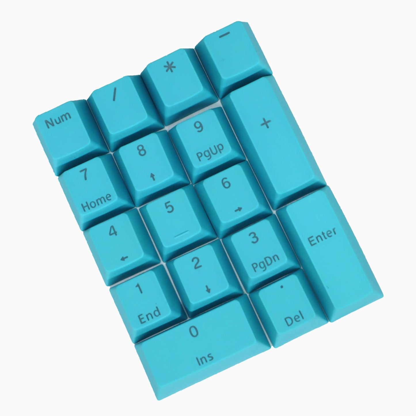 DIY PBT Key Caps Cover Kit for Cherry Mechanical Keyboard 17 Keycaps Blue