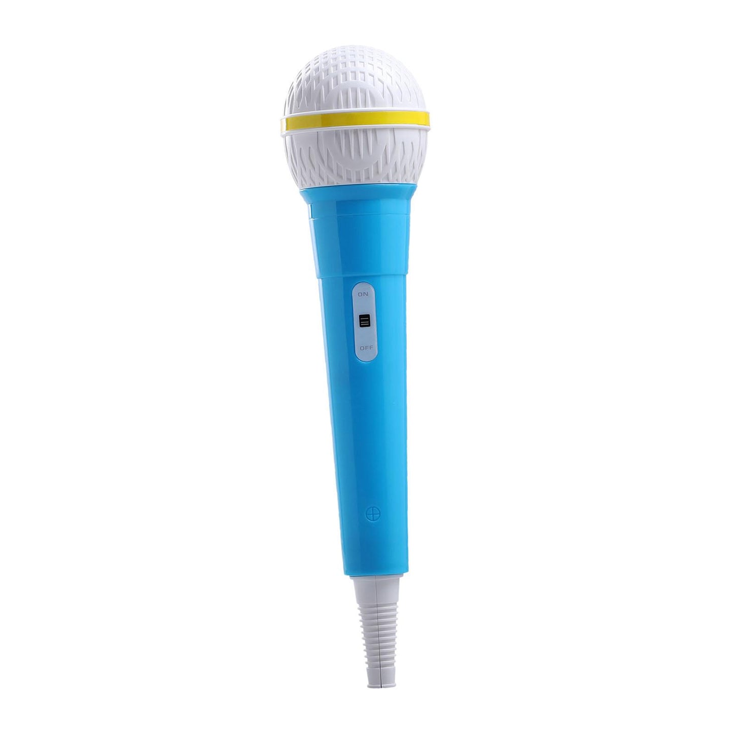Kids Lip-synch Props Simulation Fake Microphone Model Rehearsal Toy Blue