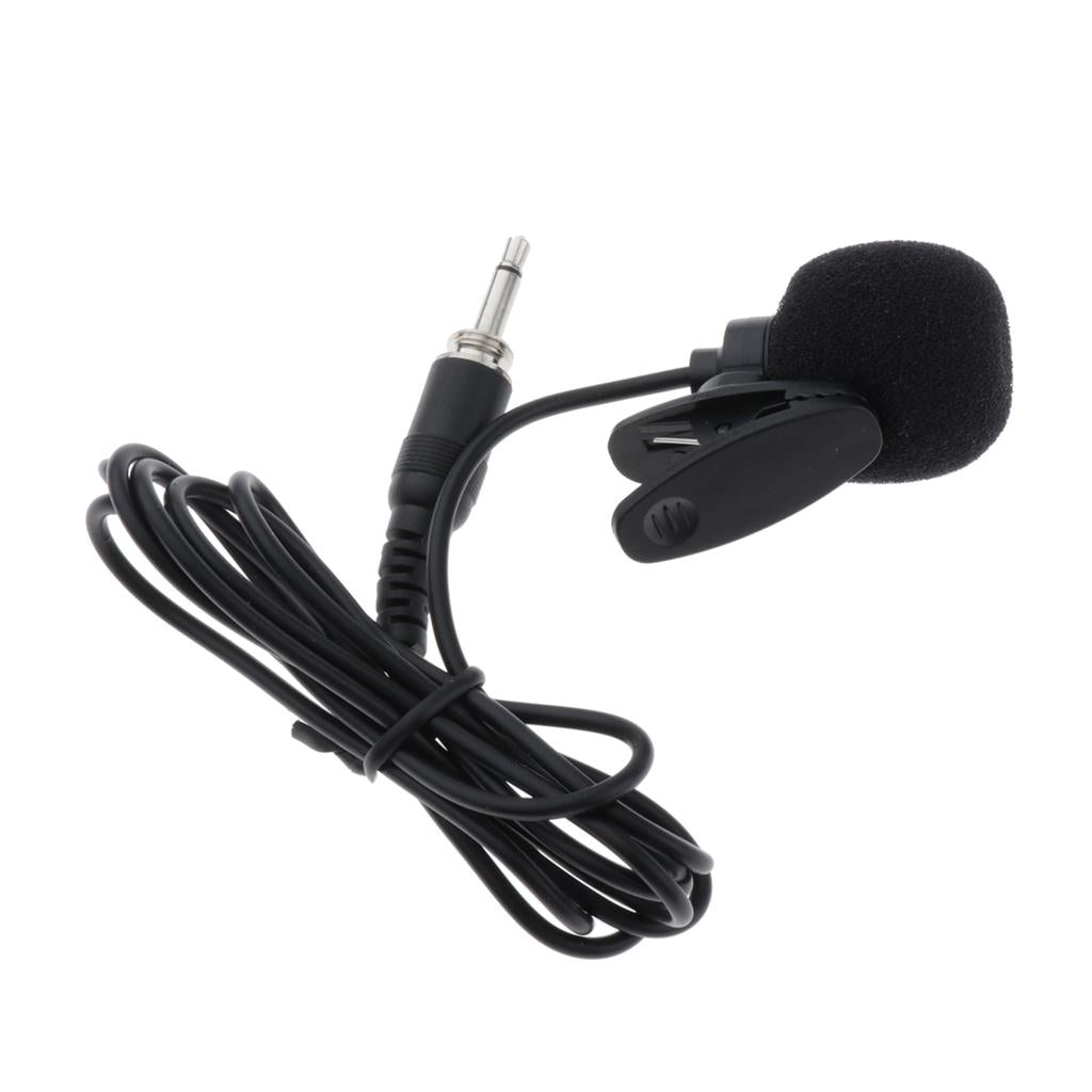 Condenser Lavalier Microphone 1/8" (3.5mm) +Tie-Clip for Cellphone,DV and PC