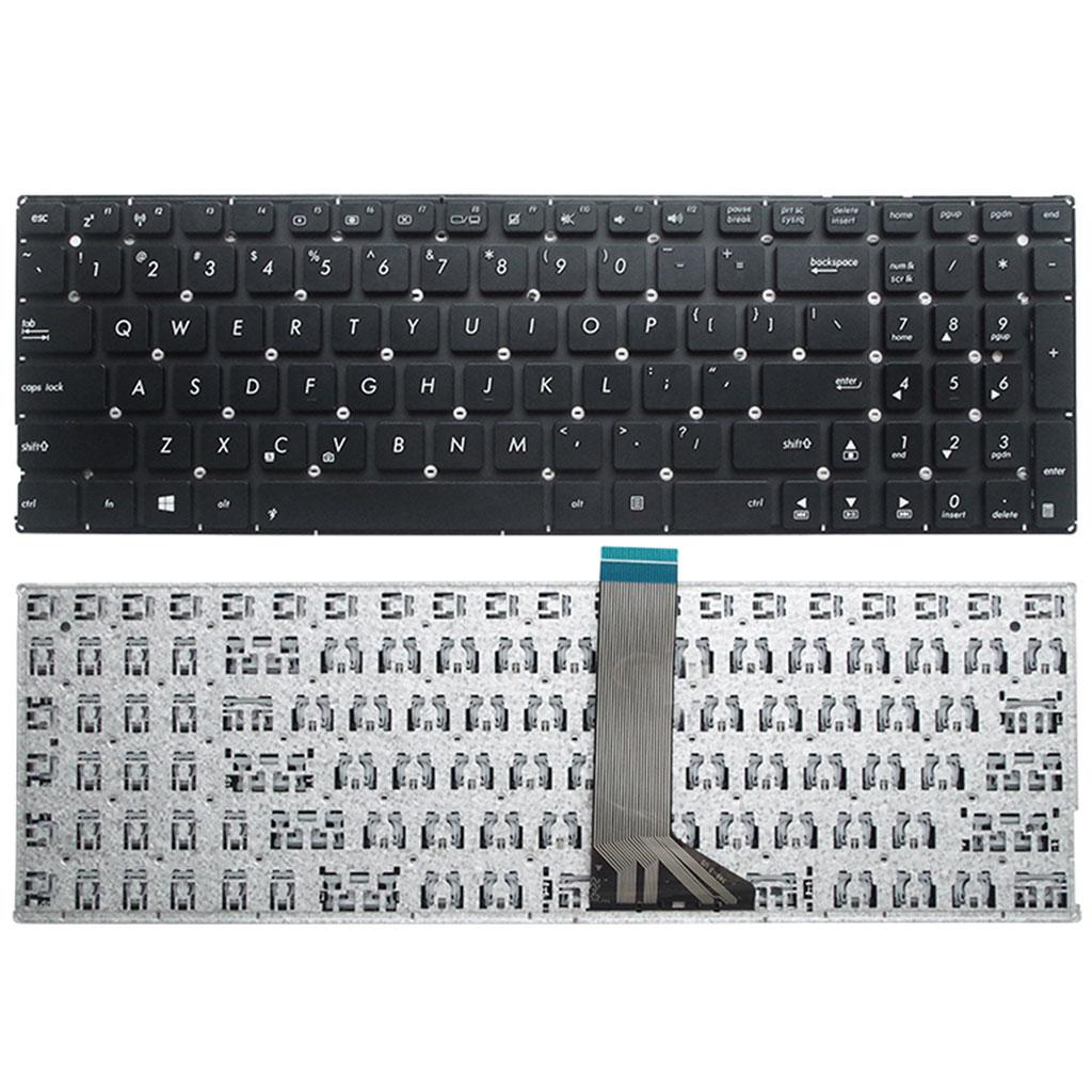 Laptop Keyboard Without Frame Replacement US English for ASUS x551CA Black