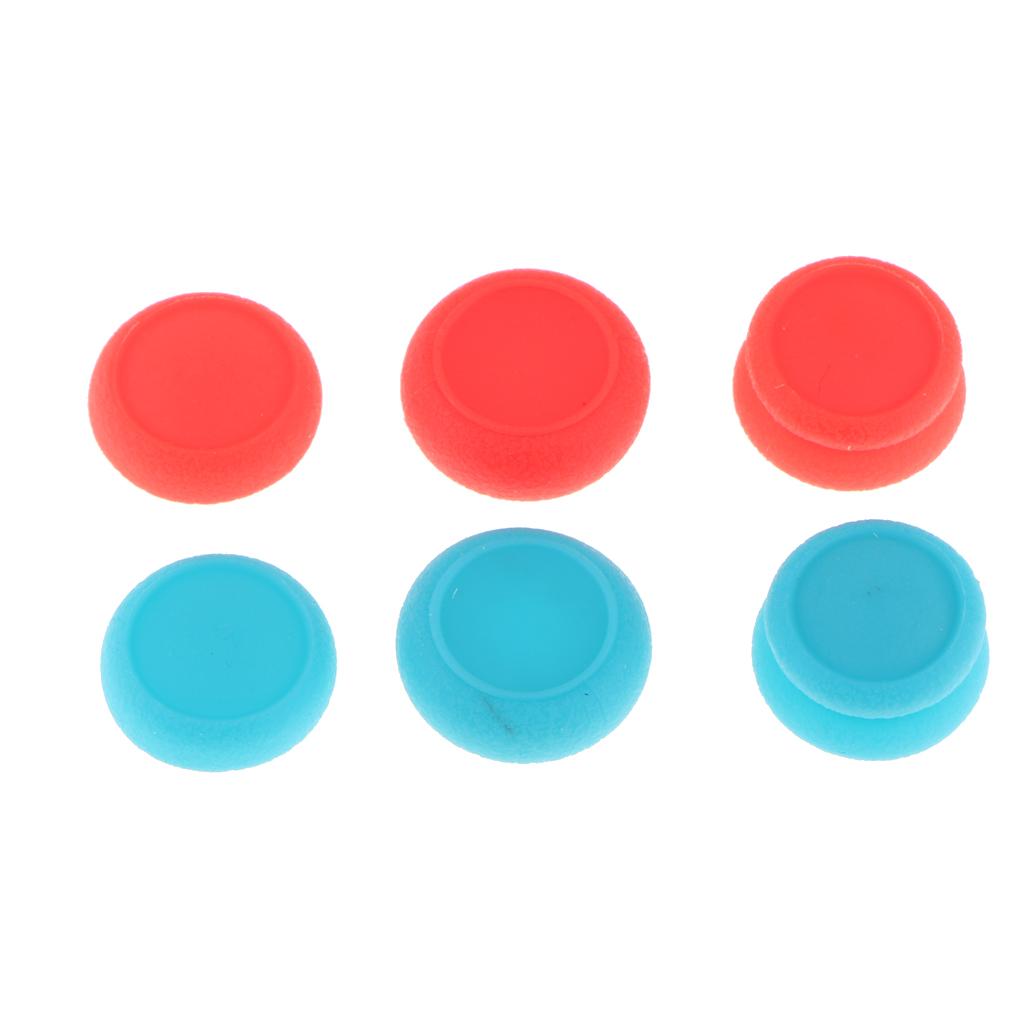 Thumb Stick Grip Cap Analog Stick Cover for Nintendo Switch NS red blue