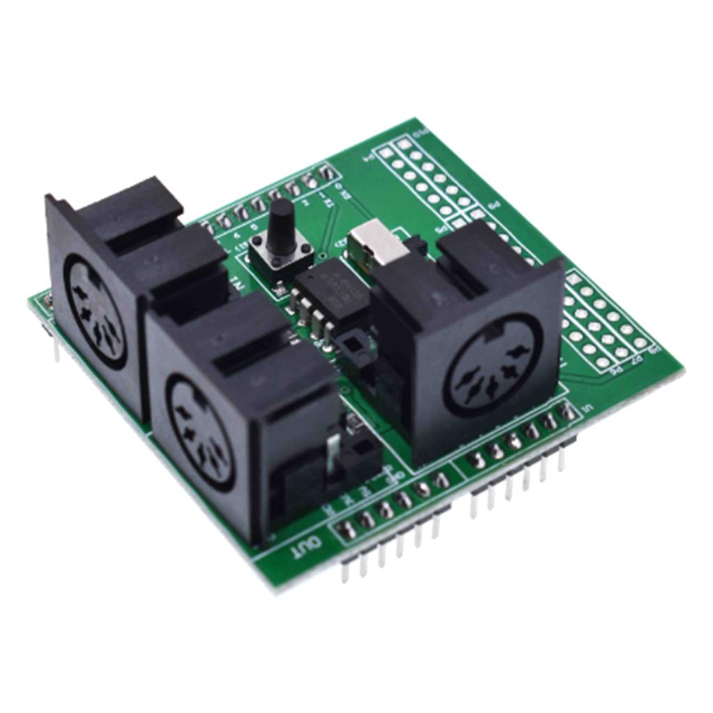 MIDI Shield Serial Port to MIDI Module Board for Arduino Kits